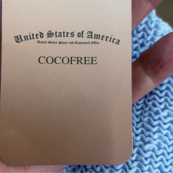 COCOFREE Women Bikini Set Off Shoulder Ring Strapless Crinkle Fabric Swimsuit - Picture 3 of 10